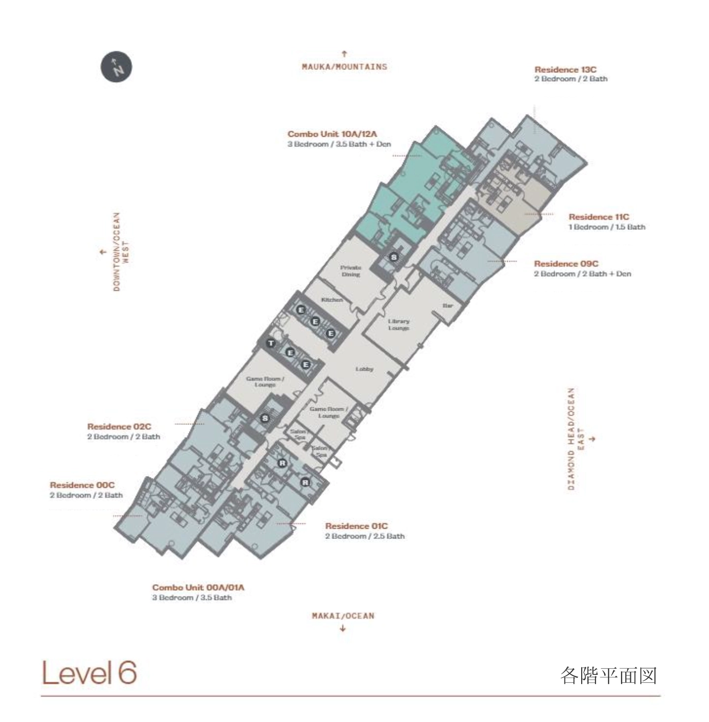 6階 敷地図