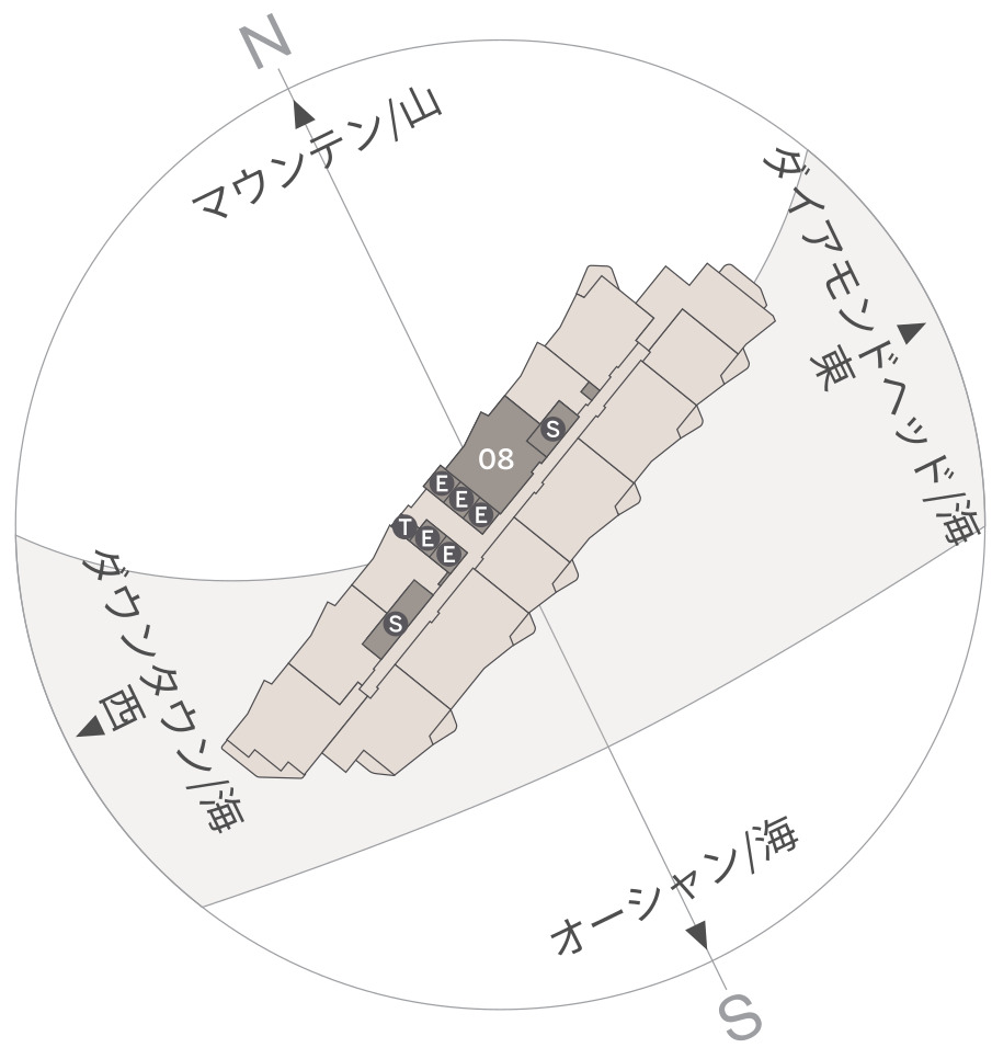 レジデンス08 方角